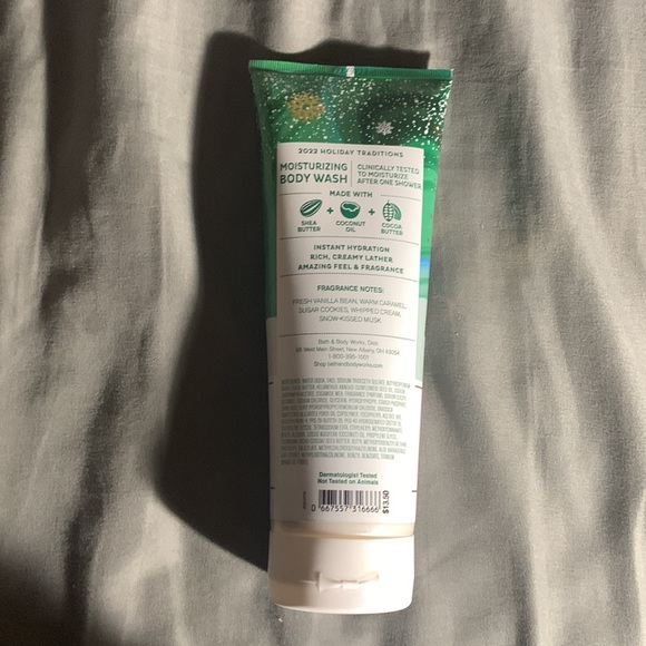 BATH & BODY WORKS Vanilla Bean Noel Moisturizing Body Wash 10 oz - Picture 2 of 3